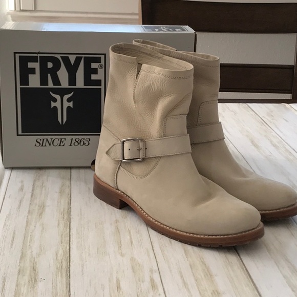 silver frye boots